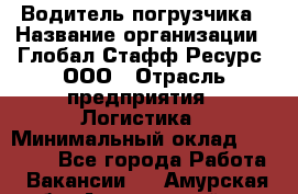 Водитель погрузчика › Название организации ­ Глобал Стафф Ресурс, ООО › Отрасль предприятия ­ Логистика › Минимальный оклад ­ 50 000 - Все города Работа » Вакансии   . Амурская обл.,Архаринский р-н